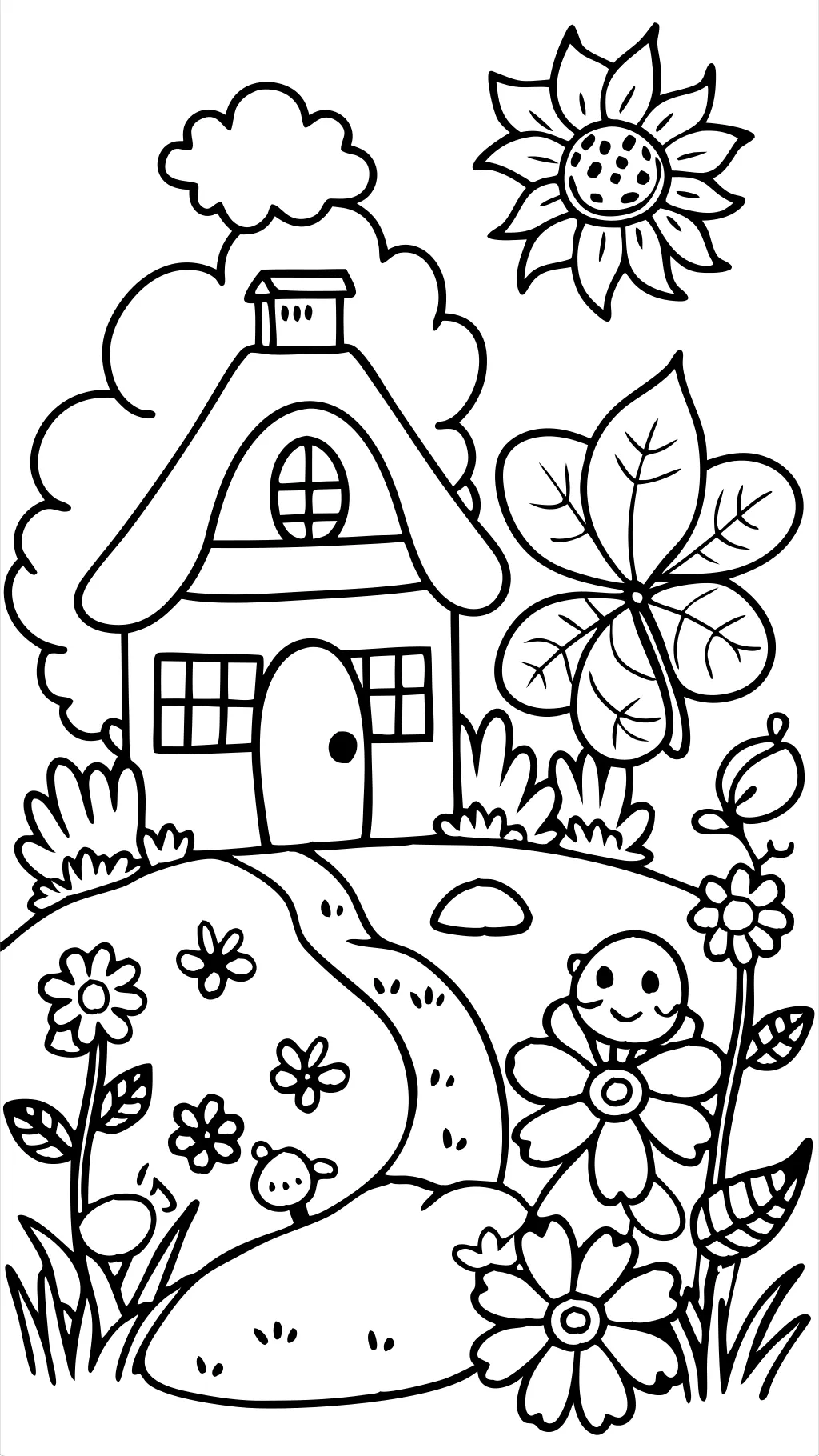 picture to coloring page